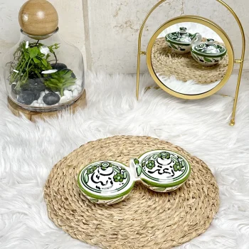 صحن زيت وزعتر مع غطاء second