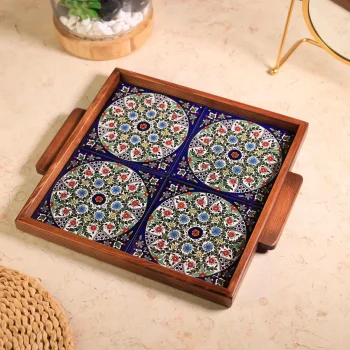 صنية 4 بلاطات حجم 30*30سم